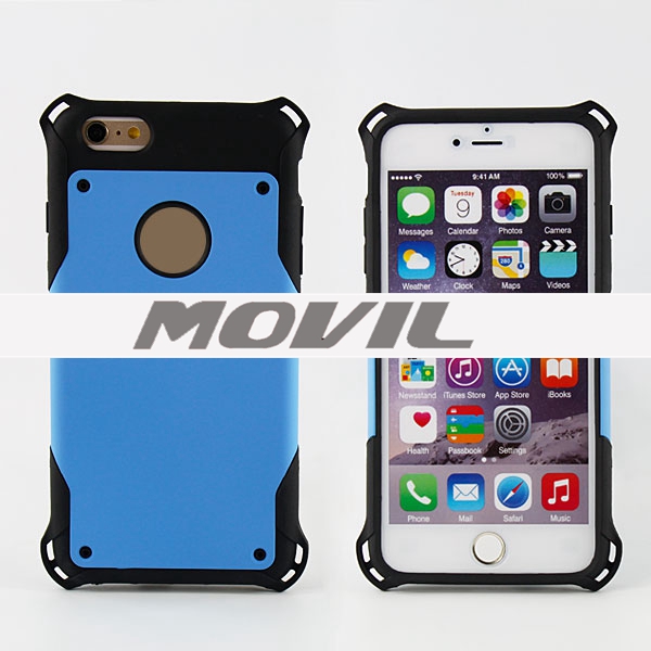 NP-2143 Combinación tpu   pc funda para Apple iPhone 6 plus-0